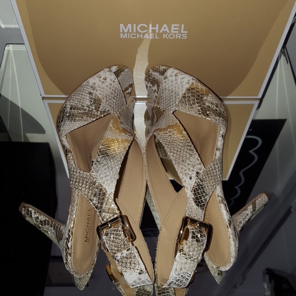 NEW MICHAEL MICHAEL KORS BECKY DRESS SANDALS - Picture 5 of 8